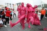 “2012韩国丽水世博”，粉红色异国风情形体艺术