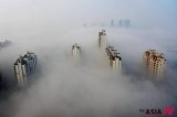 中国多地持续雾霾 呼吸道心脏病患者激增