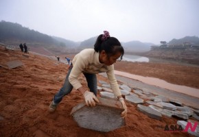 中国政府入冬重修水库