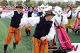 韩国“世界传统民谣节”歌舞团翩翩起舞