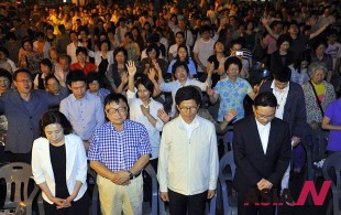 6.25日韩国首尔站广场上举行朝鲜战争殉难者纪念活动